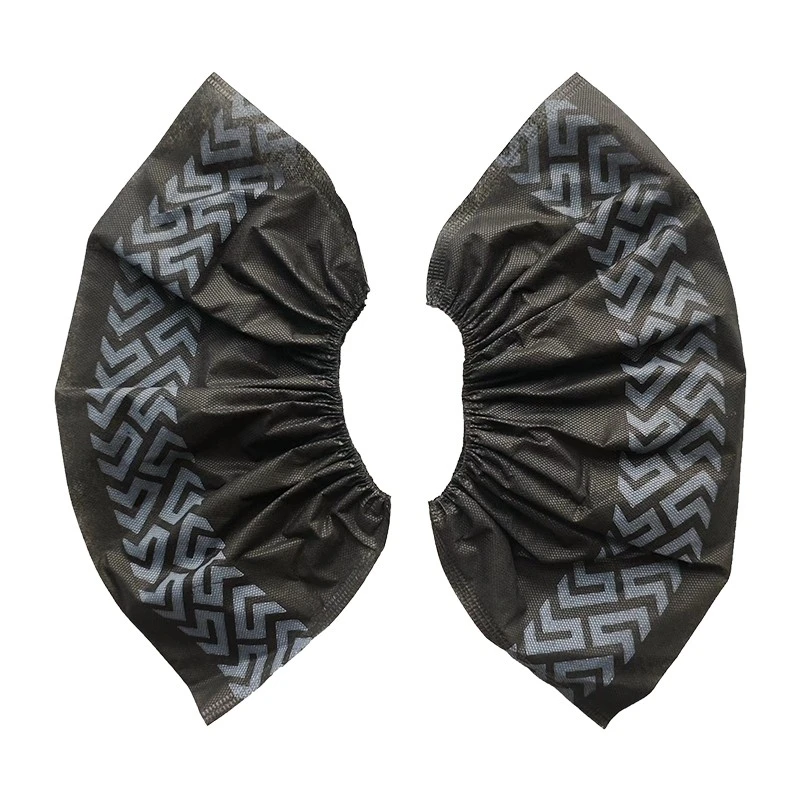 Polypropylene Disposable Shoe Covers With Anti-skid Pattern factory